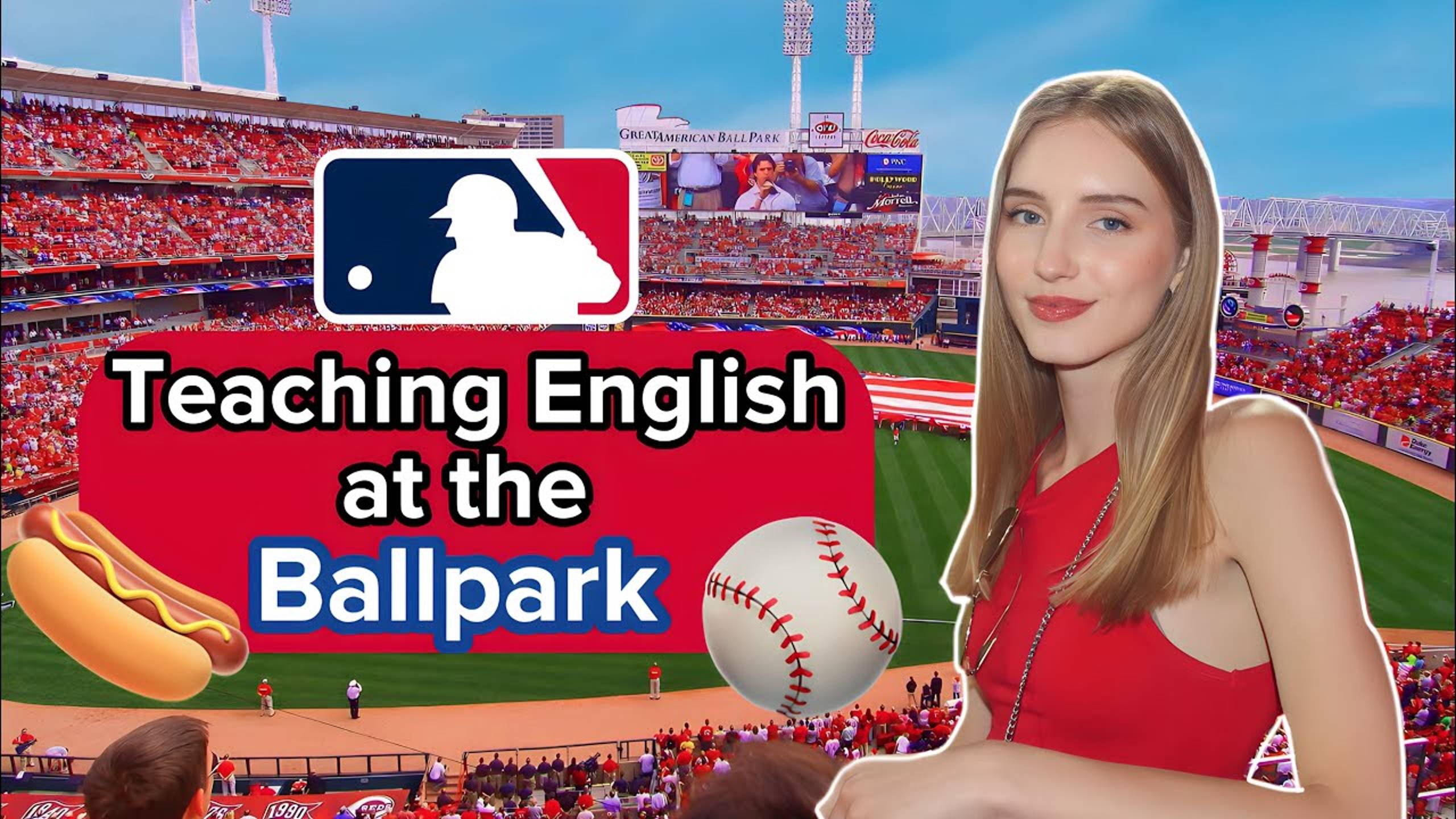Teaching English at the Ballpark ⚾️🌭 смотреть онлайн