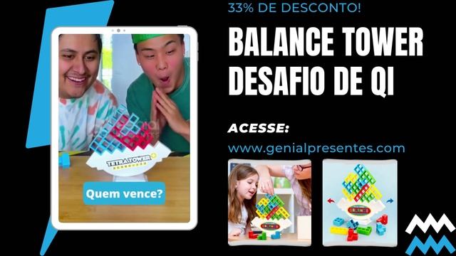 Balance Tower Desafio De QI - Brinquedo Educativo | Tetra Tower смотреть онлайн