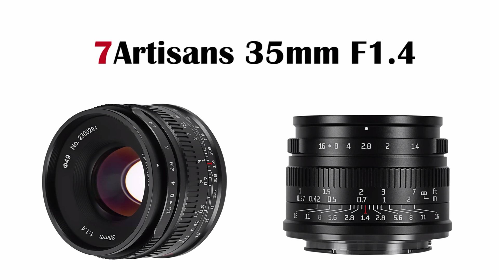 Объектив 7Artisans 35mm F1.4 для Sony E-mount
