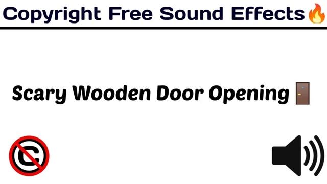 scary wooden door opening sound effect | bbs factory |No copyright | download link in description смотреть онлайн