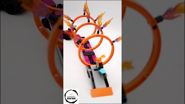 LEGO CITY 60357 "Грузовик для трюков и огненное кольцо смотреть онлайн