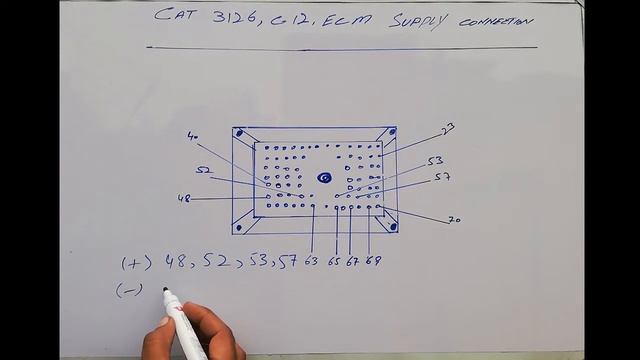 Caterpillar 3126 And C12 ECM Wiring Diagram | Caterpillar Ecm | Electrical Professional