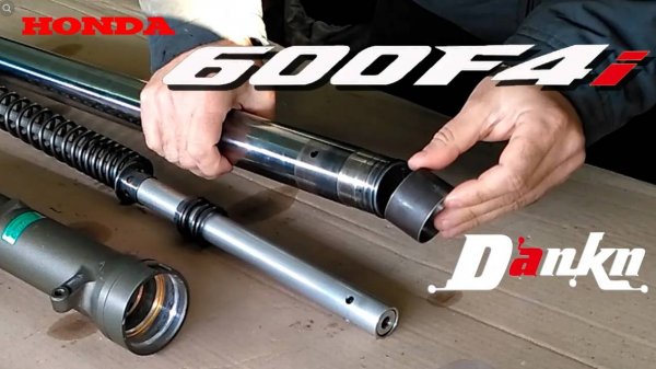 Переборка вилки Honda CBR600F4i Replacing consumables fork