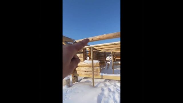 Обзор изнутри стен стенового комплекта Сруба в Канадку 🤍 смотреть онлайн