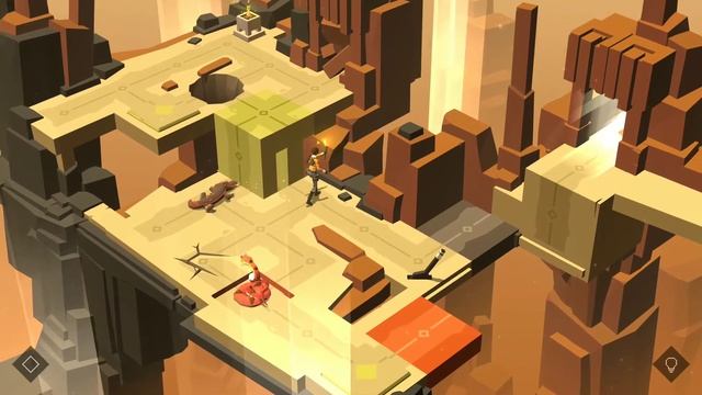 Lara Croft GO. 4 Лабиринт Духов. 3 Огненные Утёсы смотреть онлайн