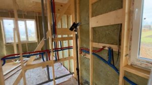 Монтаж электрики в каркасном доме👍