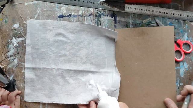 как сделать холст на картоне своими руками смотреть онлайн