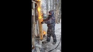Обжиг досок для забора своими руками