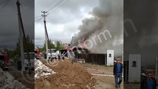 Сгорел барак на Терешковой. Сургут смотреть онлайн