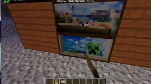 Как сделать секретный проход с помощью двери и картины?-minecraft.