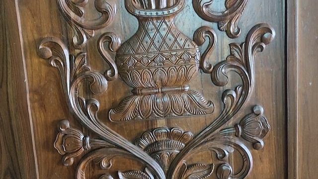 Door wood carving //polished wooden door model смотреть онлайн