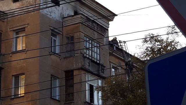 Пожар 2 Новосибирск ул. Советская 26.09.19 смотреть онлайн