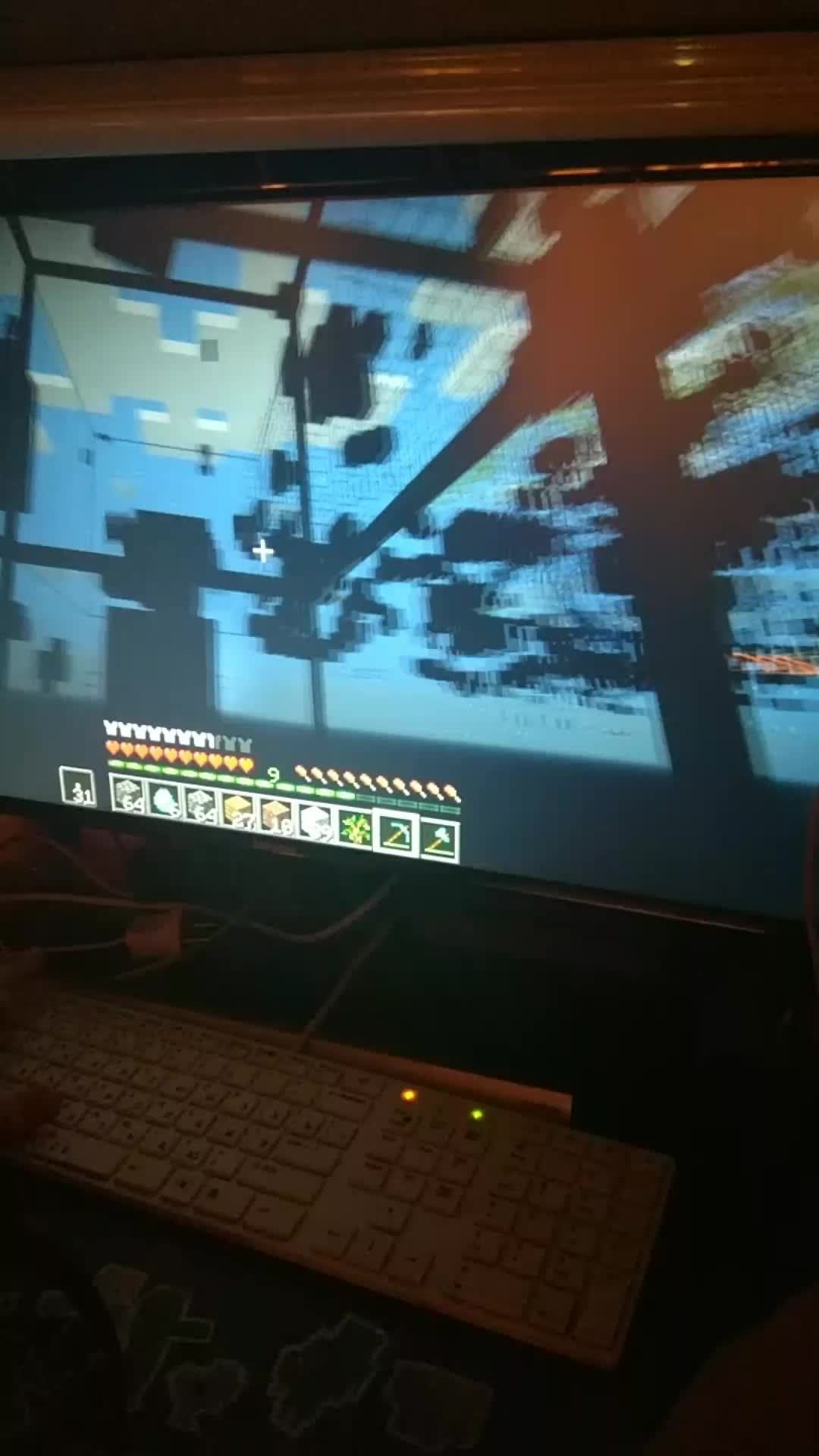 стримлю в Minecraft