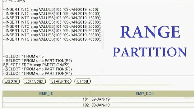 Oracle Tutorial - Range Partition | What is Partition смотреть онлайн