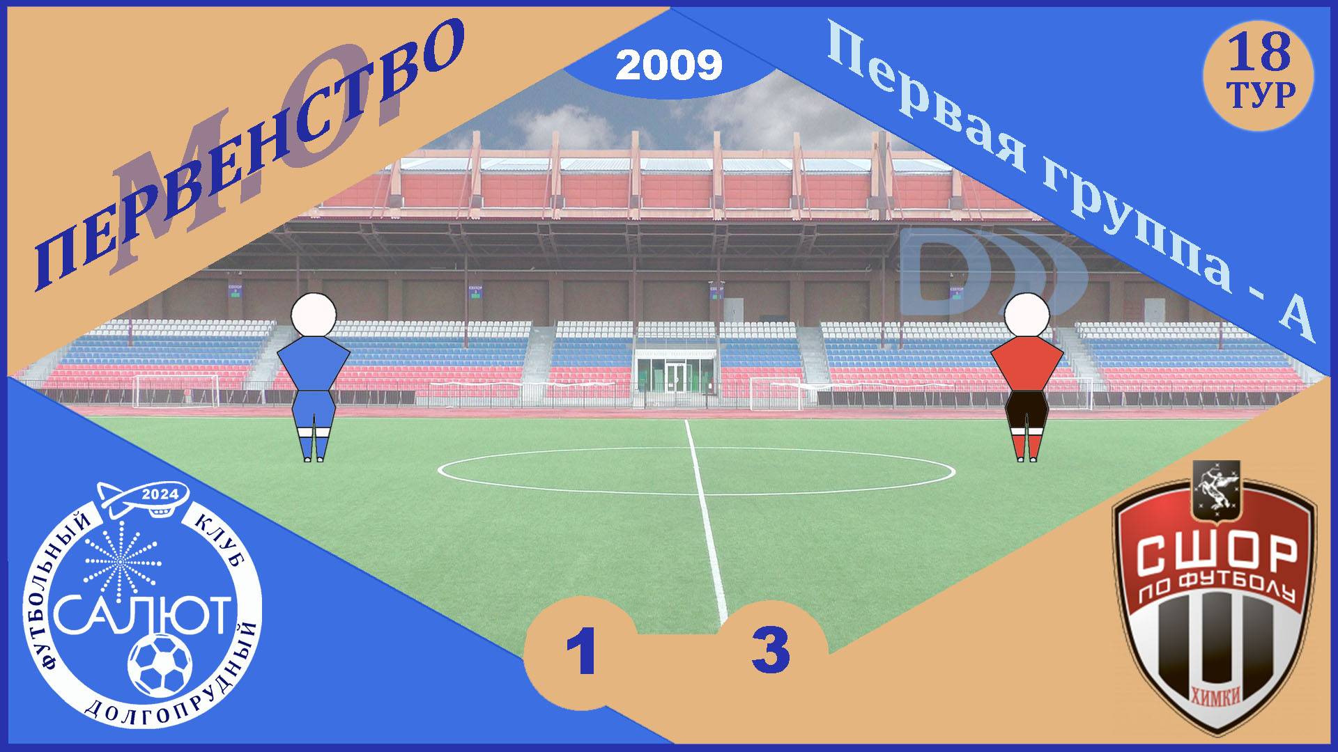 ФСК Салют 2009  1-3  СШОР-2 Химки