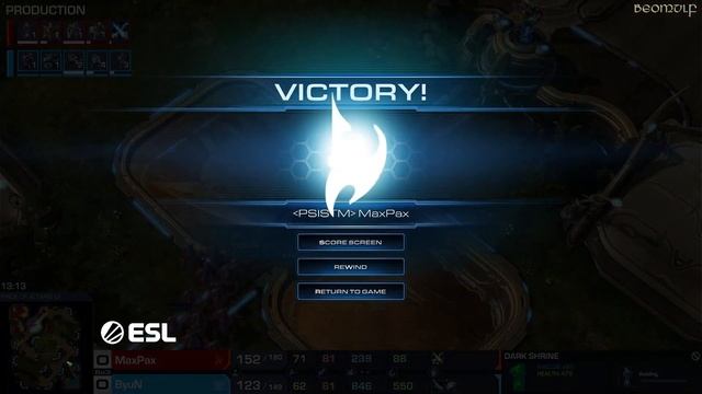 StarCraft 2: BYUN vs MAXPAX - ESL Open Cup #118 Americas смотреть онлайн