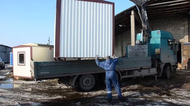 Отгрузка бытовки , сайт - дача-39.рф смотреть онлайн