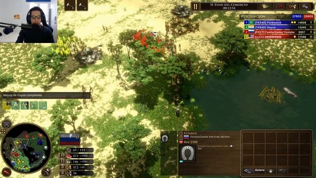 RUSIA: EQUILIBRIO ENTRE ECO Y EARLY AGRESIVO [AGE OF EMPIRES 3 DE] *Gameplay Español* смотреть онлайн