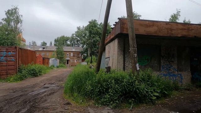 walk trip by wooden houses 木屋徒步旅行 Архангельск смотреть онлайн