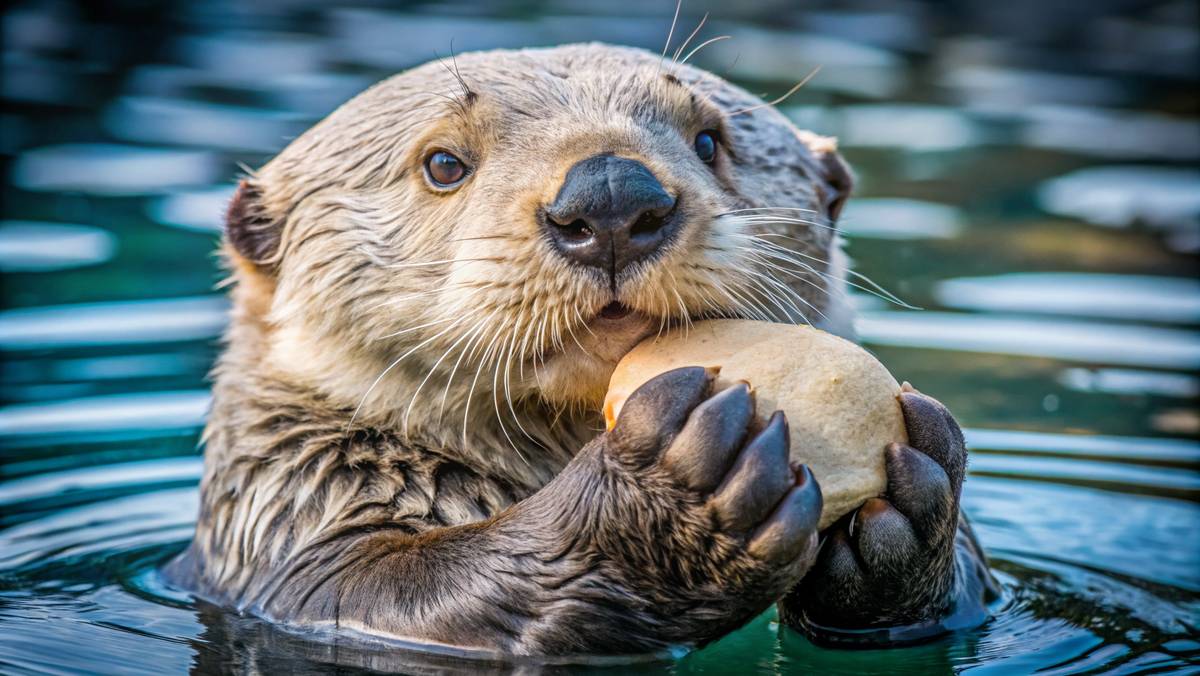 Самец выдры попросил людей о помощи. смотреть онлайн