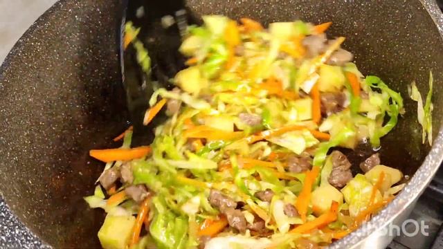 Плов из ГРЕЧКИсмясом!Grechkali mazali palov yumshoq va ozdiradigan!SHU USULDA TAYORLAP KO'RING SUPE