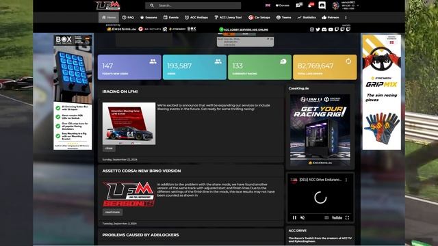 iRacing on LFM! смотреть онлайн