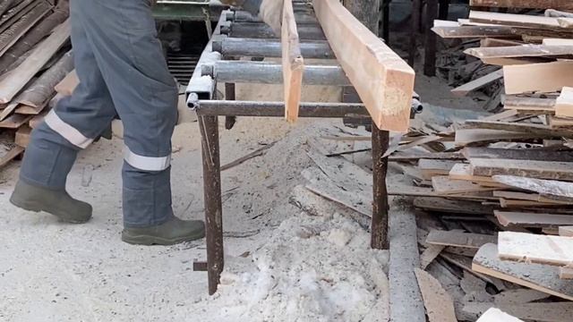 Производство бруса хвойных пород 40/80 для балки БДК смотреть онлайн
