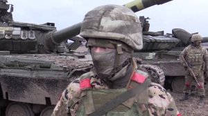 Трофейные украинские танки Т-64БВ. Чернигов, весна 2022 г.