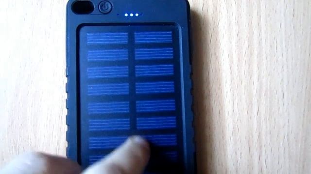 Solar Power Bank на 8000 MAh ОБЗОР