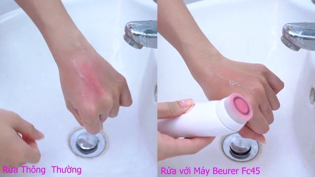 So sánh hiệu quả rửa của máy rửa mặt Beurer FC45 và rửa tay thường | Beurer Việt Nam смотреть онлайн