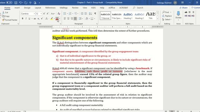 Audit Planning II Group Audit смотреть онлайн