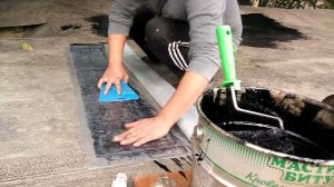 Как приклеить рубероид своими руками без пропана