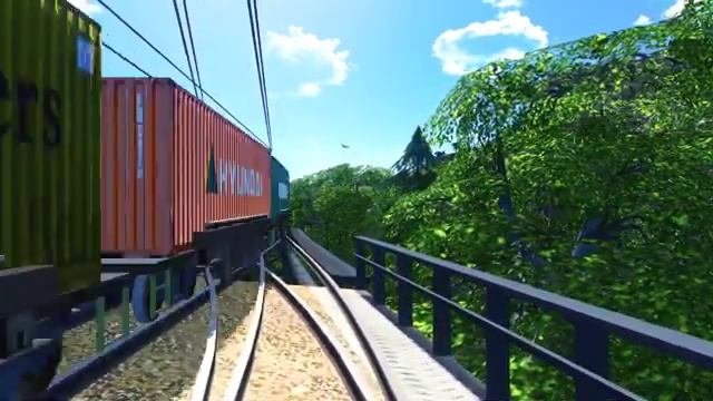 Passenger Train | First Person View | Cities: Skylines смотреть онлайн