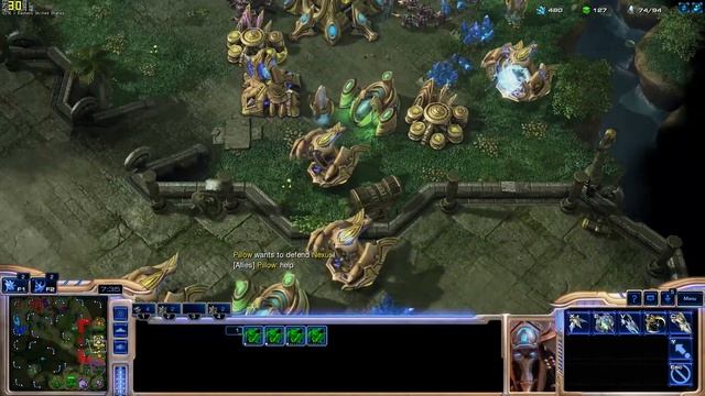 Starcraft II Geforce GTX 950 4v4 ultra settings FPS смотреть онлайн