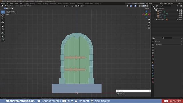 Dungeon Door | Blender [3.2] | 3D Modeling смотреть онлайн