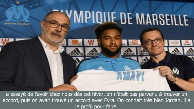 Jordan amavi : « je vais beaucoup apprendre d'evra, un monsieur » смотреть онлайн