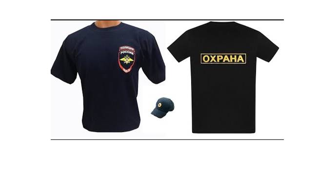Обзор на одежду с символикой Полиции и Охраны. смотреть онлайн