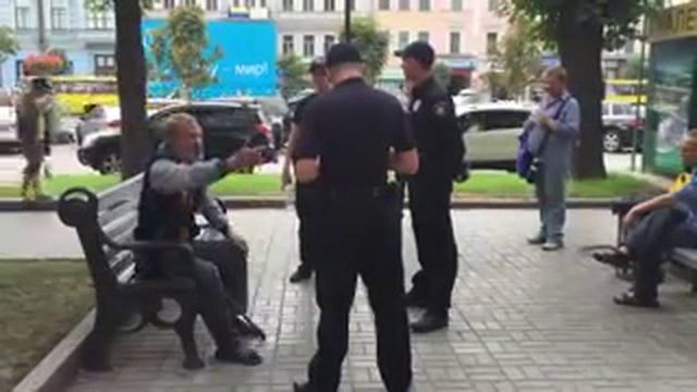 Новая украинская полиция в действии Киев 09 07 2015 смотреть онлайн