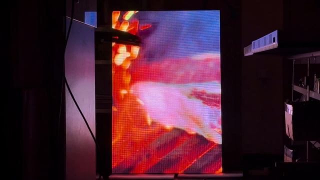 Светодиодный экран высокого качества. Шаг пикселя 3.076 мм. смотреть онлайн