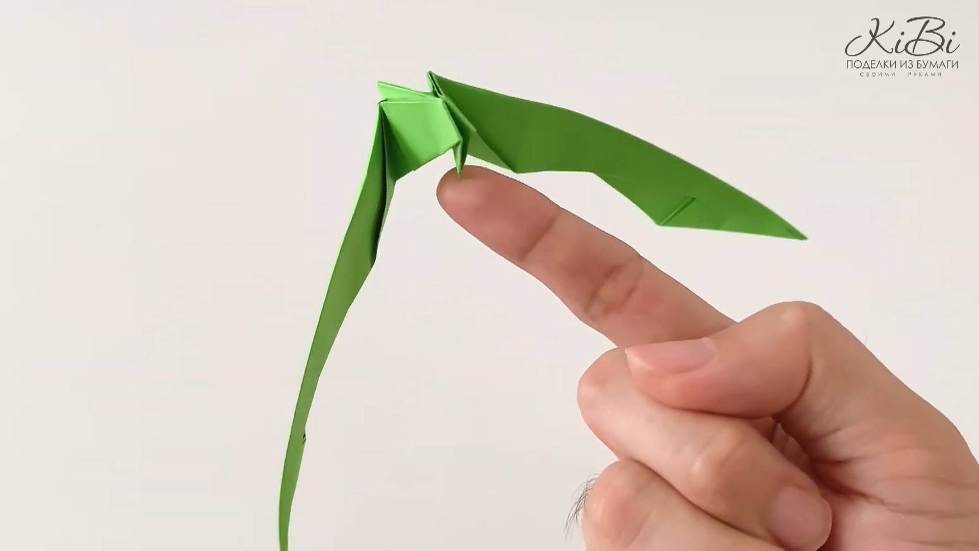 Балансирующая Птичка | Поделки Оригами из бумаги своими руками | DIY смотреть онлайн