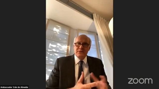EU Ambassador to UK Joao Vale de Almeida speaks at European Movement UK's Europe Day event смотреть онлайн