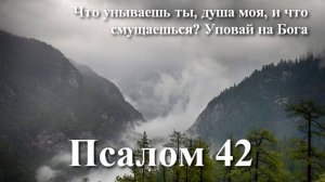 42 псалом с толкованием. Плачевная песнь Давида при Богооставленности. Часть 2.