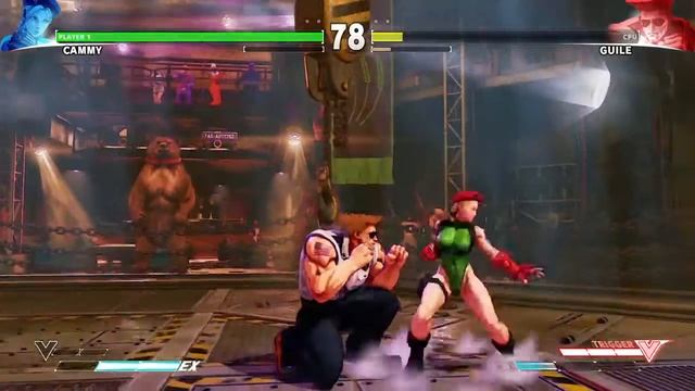STREET FIGHTER V - Cammy VS Guile смотреть онлайн