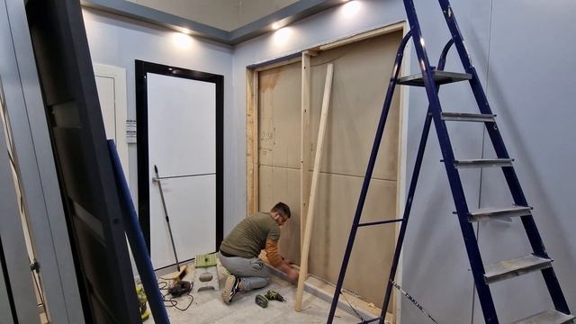 Переделываю Compact PROFIL-DOORS с двухстворчатый на одностворчатую. (профиль дорс установка двери смотреть онлайн
