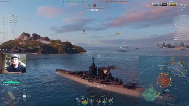 Patrie czyli najbardziej uniwersalny super pancernik - World of Warships смотреть онлайн