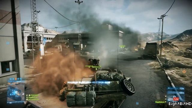 USA Tank War Gameplay Battlefield 3 HD 1080p смотреть онлайн