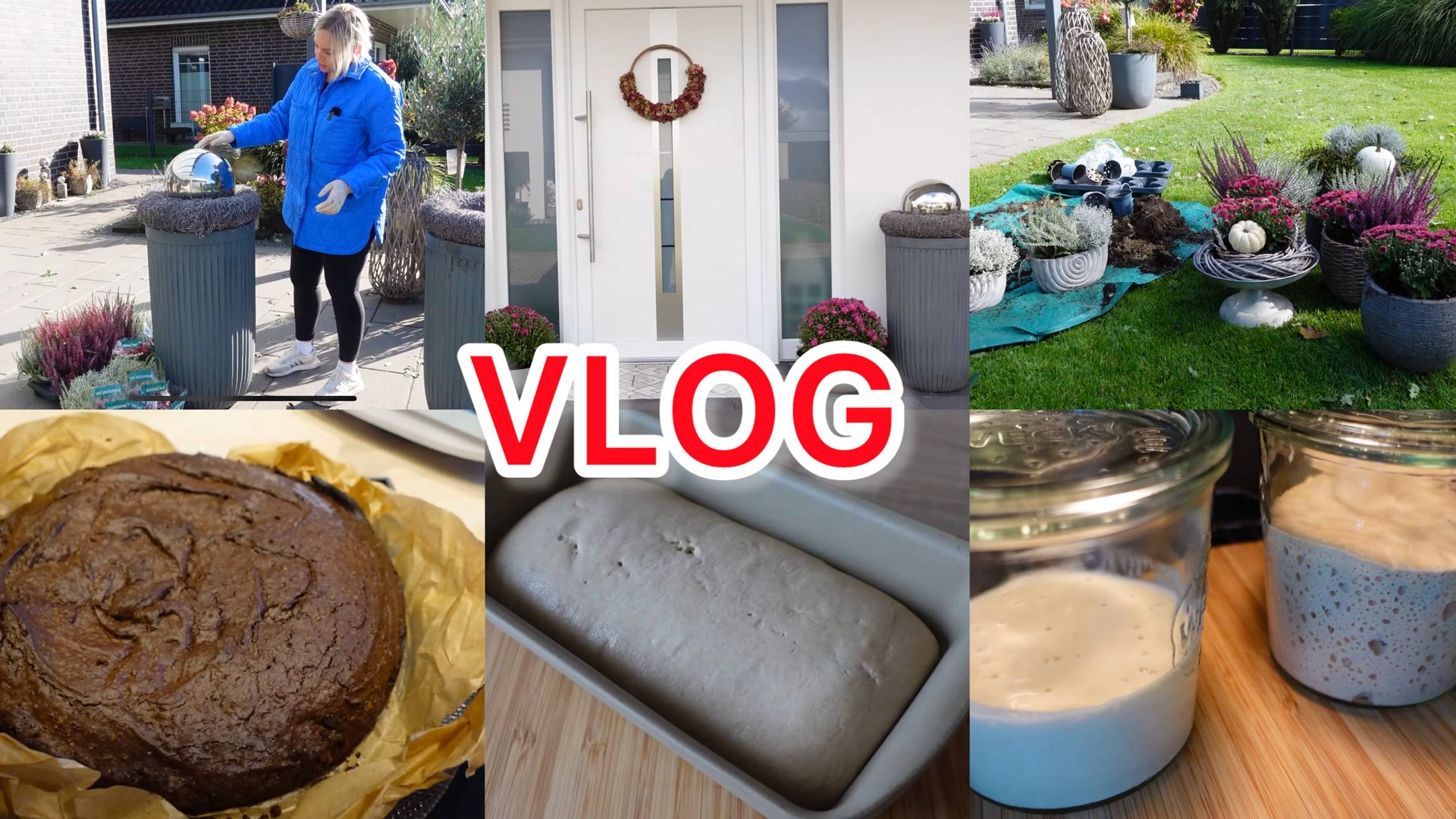 VLOG🇩🇪: РАБОТАЕМ НА УЛИЦЕ/ САЖАЮ ЦВЕТЫ🍁🍂/ ПЕРВЫЙ ХЛЕБ НА ЗАКВАСКЕ🍞 смотреть онлайн