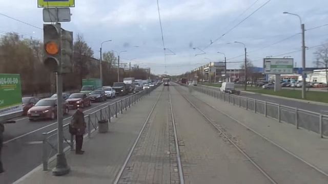 Трамвай Санкт-Петербурга 9-387: ЛВС-86К б.1094 по №49 (29.04.19) смотреть онлайн