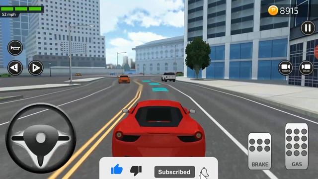 Parking Frenzy 2.0 3D Game - Red Car City Driving - Android iOS Gameplay смотреть онлайн