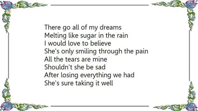 Kevin Sharp - She's Sure Taking It Well Lyrics смотреть онлайн